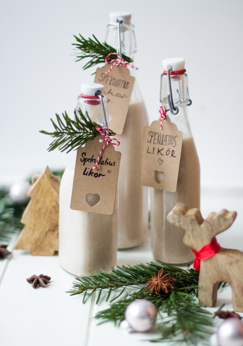 Wichtelgeschenke Ideen selbermachen: Spekulatiuslikör - Eine schöne Geschenkidee zu Weihnachten