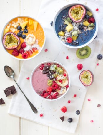 3 leckere Rezepte für Smoothie Bowls - gesund in den Tag starten