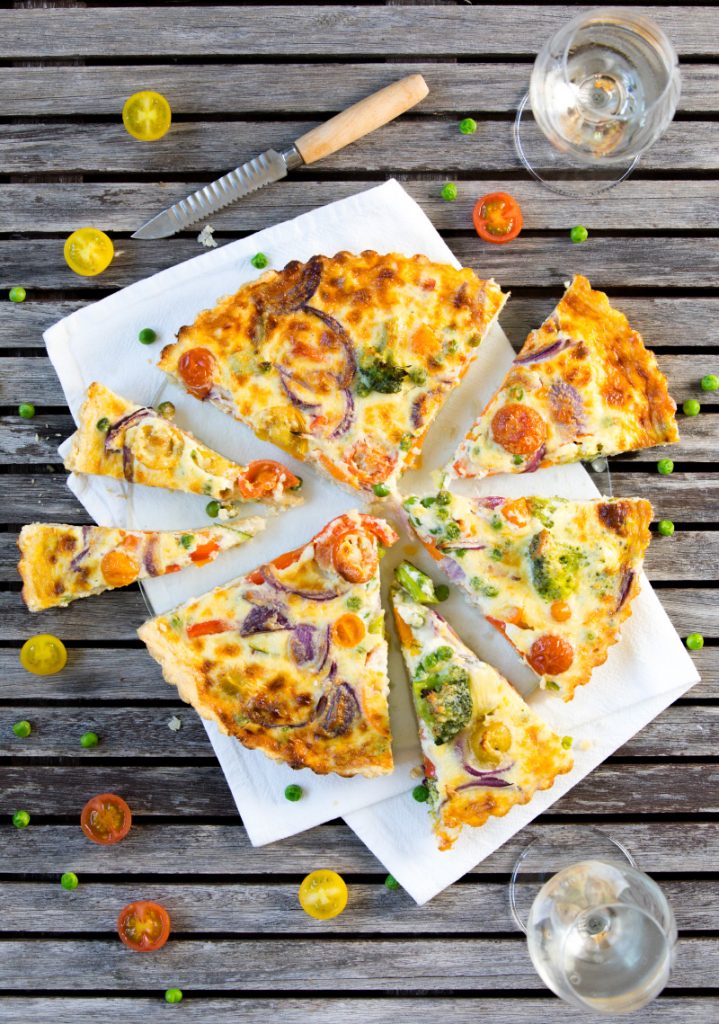 Bunte Gemüse-Quiche - TRYTRYTRY