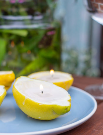 Zitronenkerzen - Perfektes Mittel gegen Mücken!