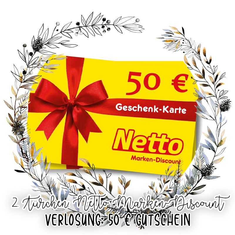 TRYTRYTRY Adventskalender 2019: 2. Türchen "Gewinnspiel mit Netto Marken-Discount"