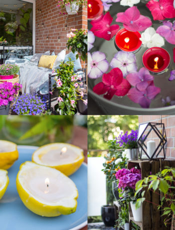 12 kreative Ideen für deinen Balkon / Terasse / Garten
