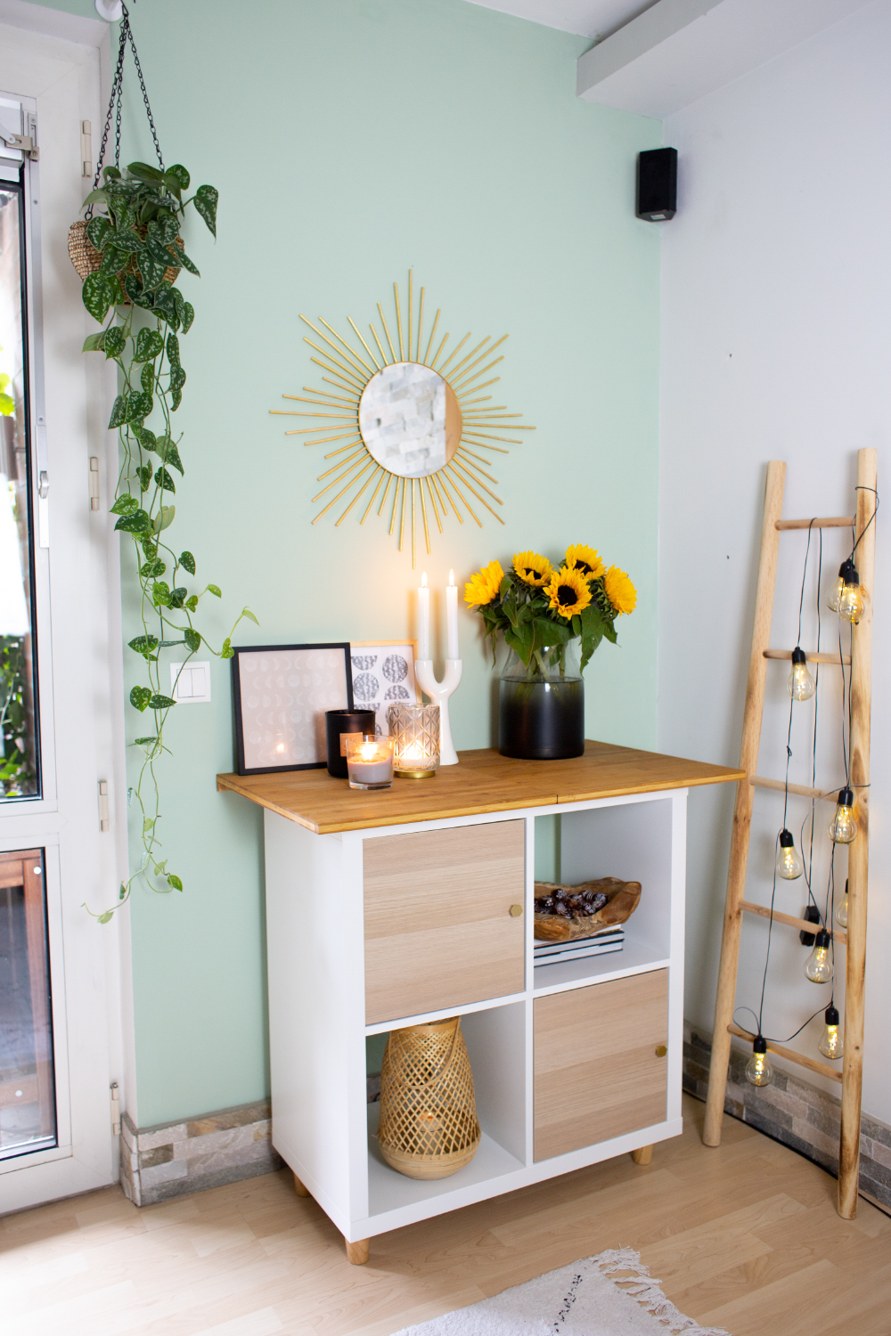 DIY Wohnzimmer Makeover mit Feine Farbe von Alpina