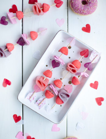 Amor/Cupido-Pfeile aus Süßigkeiten zum Valentinstag als Geschenkidee