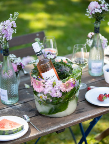 DIY Blumeneiskübel und Sommerparty mit allure