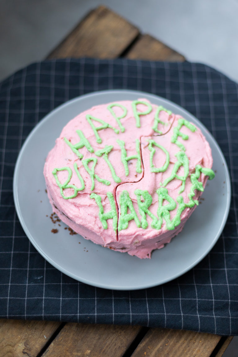 Hagrids Geburtstagskuchen für Harry Potter selber machen TRYTRYTRY