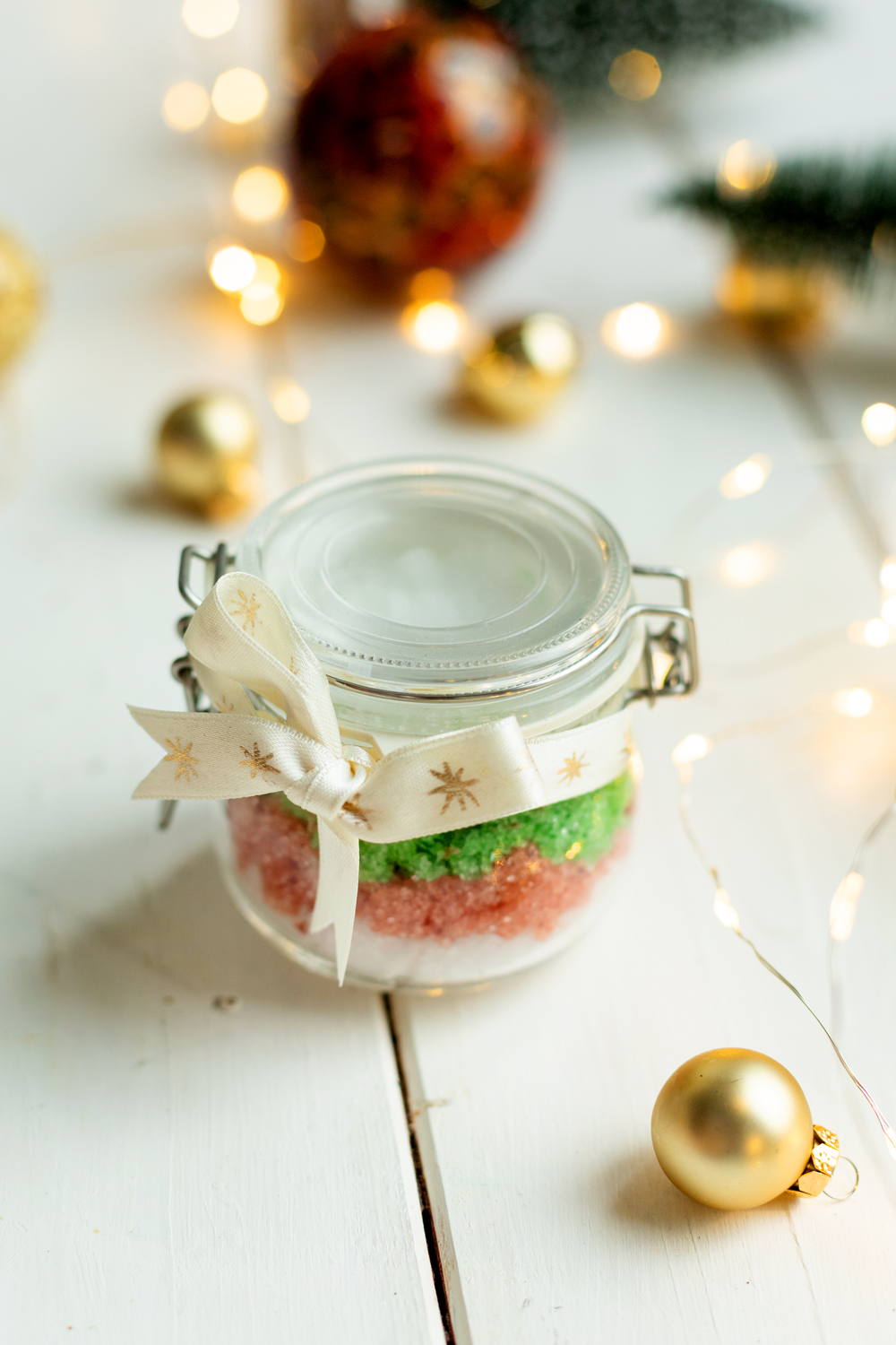 Weihnachtliches Sugar Scrub - Günstige und einfache Geschenkidee