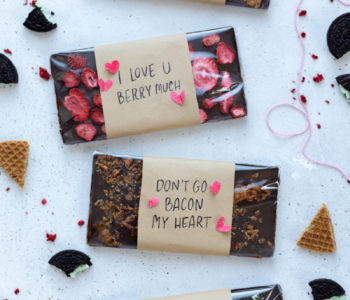 DIY Schokolade mit Liebesbotschaft zum Valentinstag oder Jahrestag