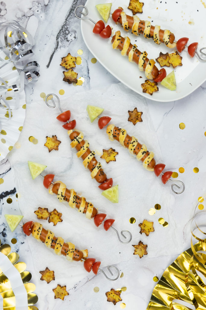 Würstchen Spieße Fingerfood