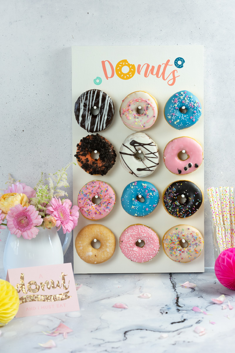 DIY Hochzeit: Donut Wall