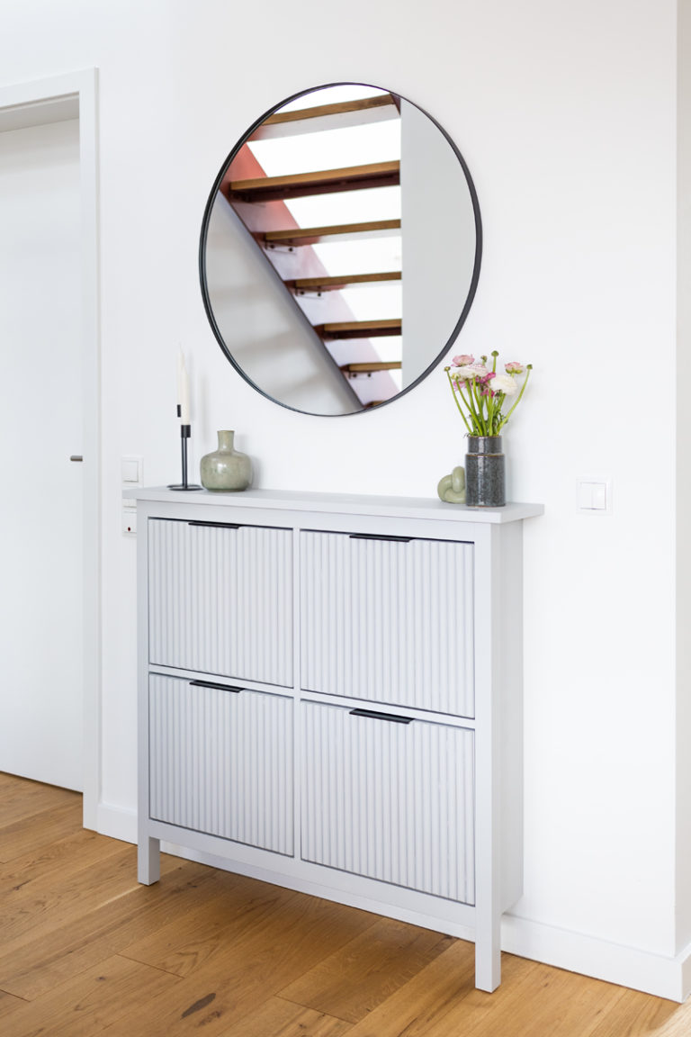 IKEA HACK HEMNES Schuhschrank umgestalten TRYTRYTRY