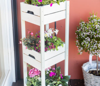 Pflanzenregal - Platzsparendes Balkon DIY
