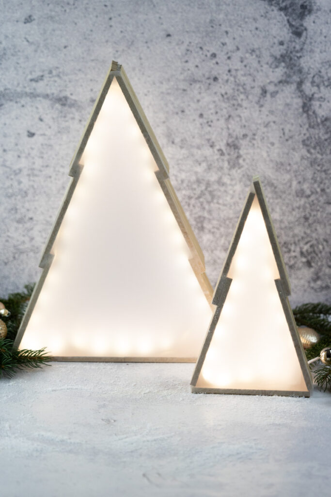 LED-Weihnachtsbaum mit Klötzchen selber bauen - TRYTRYTRY