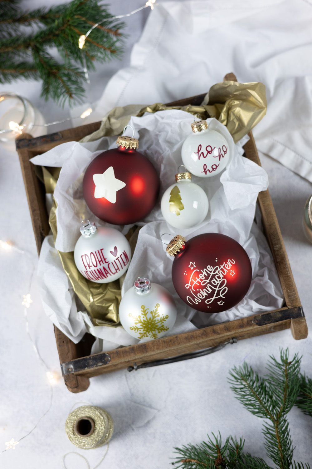 Design your own Christmas balls