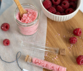 Himbeerzucker selber machen - Zucker mit Geschmack