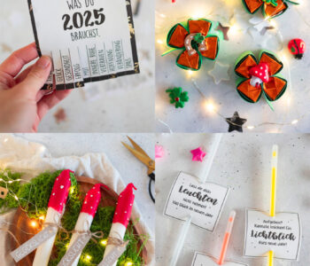 DIY Silvester Geschenke basteln