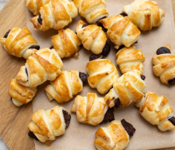 Gefüllte Mini-Croissants: Super einfaches Fingerfood für den Brunch