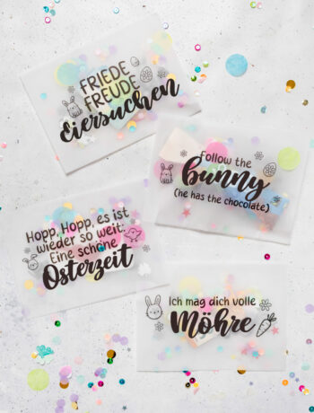 Konfetti Tüten zu Ostern als Ostergeschenk