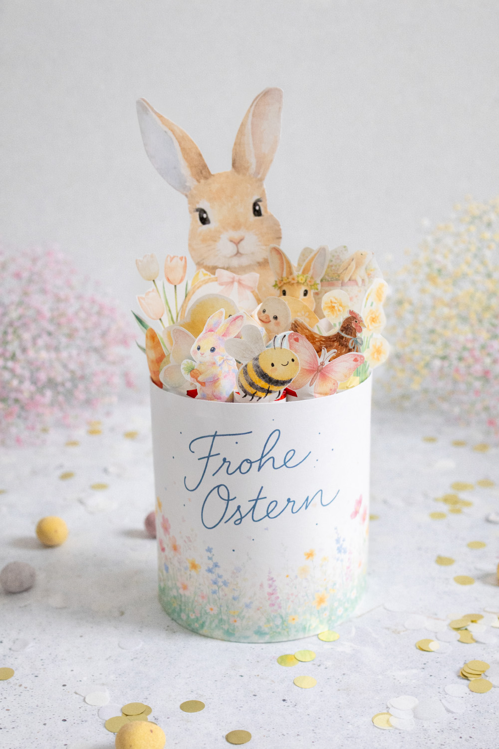 Duplo Banderole für Verpackung für Ostern mit Vorlage zum Ausdrucken