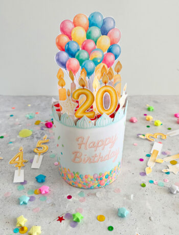 Duplo Banderole für Verpackung für Geburtstage mit Vorlage zum Ausdrucken