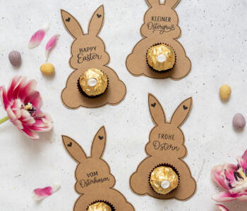 Osterhasen mit Ferrero Rocher als Ostermitbringsel