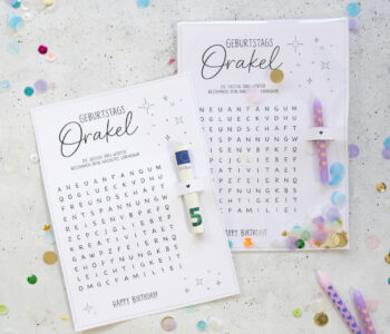 Geburtstags-Orakel als kleines Geburtstagsgeschenk