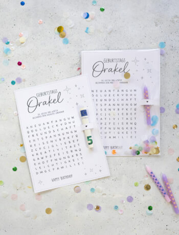 Geburtstags-Orakel als kleines Geburtstagsgeschenk