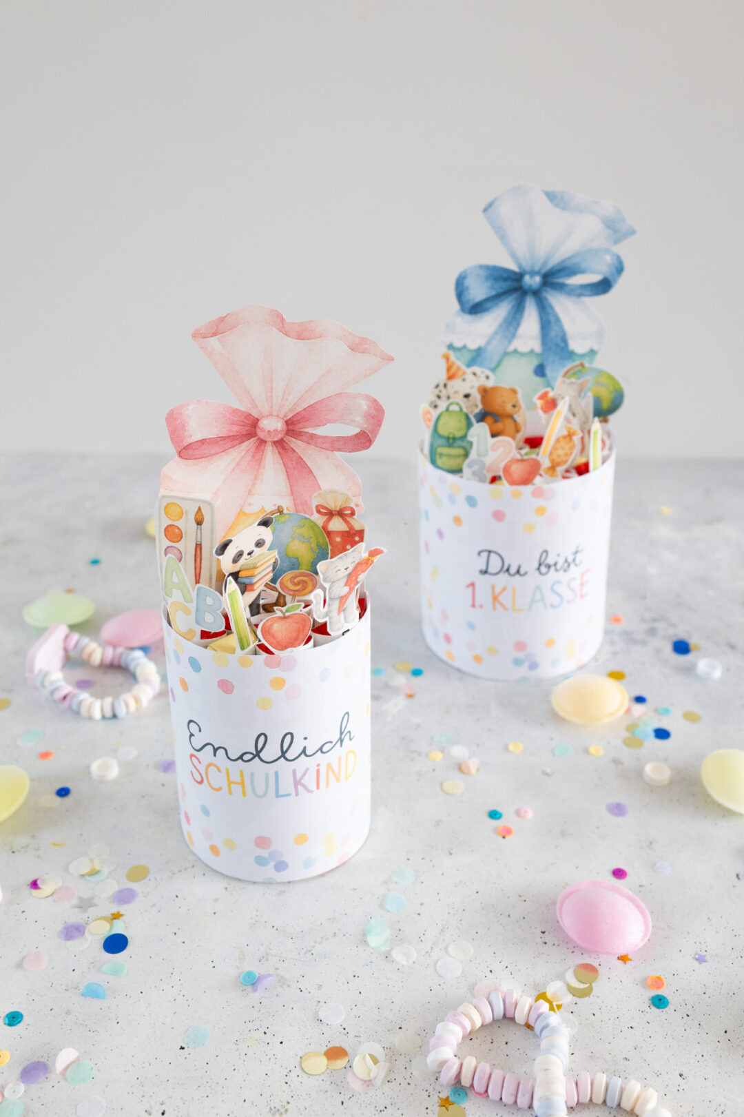 Duplo Banderole zur Einschulung – kreative DIY Geschenkidee für die Schultüte