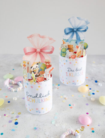 Duplo Banderole zur Einschulung – kreative DIY Geschenkidee für die Schultüte
