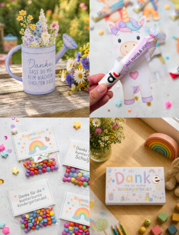 Kita-Abschiedsgeschenke: Kreative DIY-Ideen zum Danke sagen