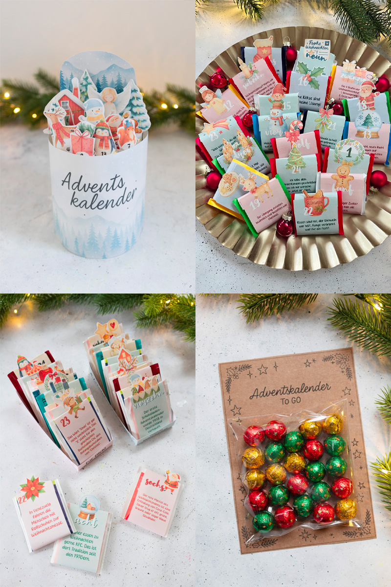 Last Minute DIY Adventskalender zum Ausdrucken – schnell, einfach & liebevoll