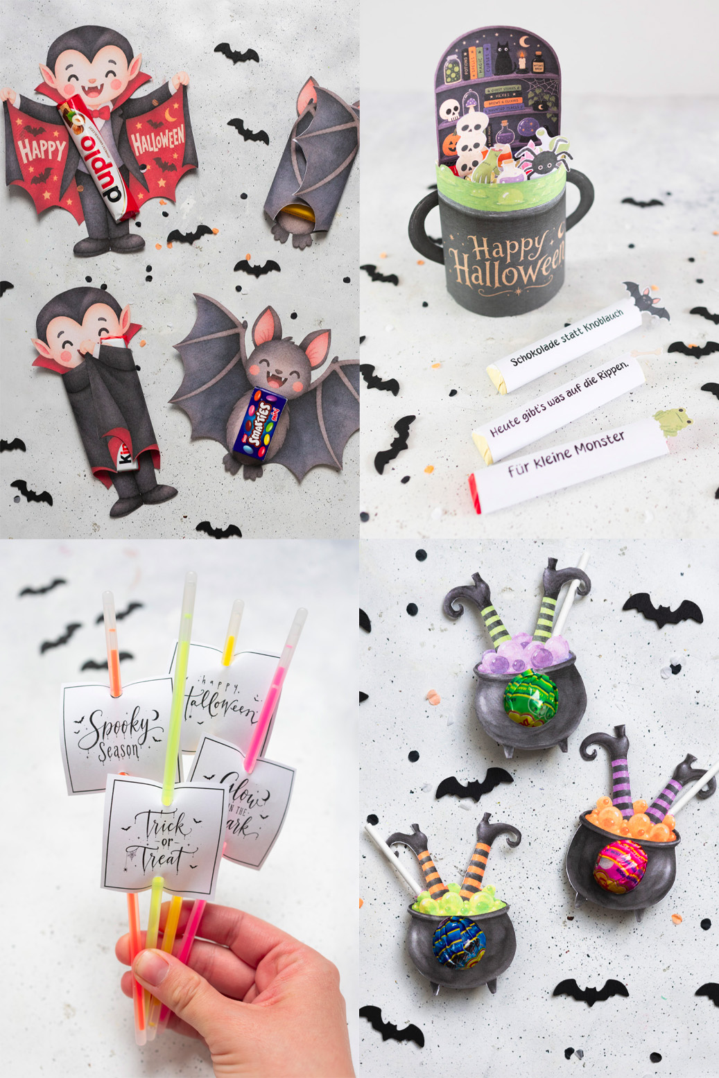 Last Minute DIY Halloween Ideen zum Ausdrucken – schnell & einfach